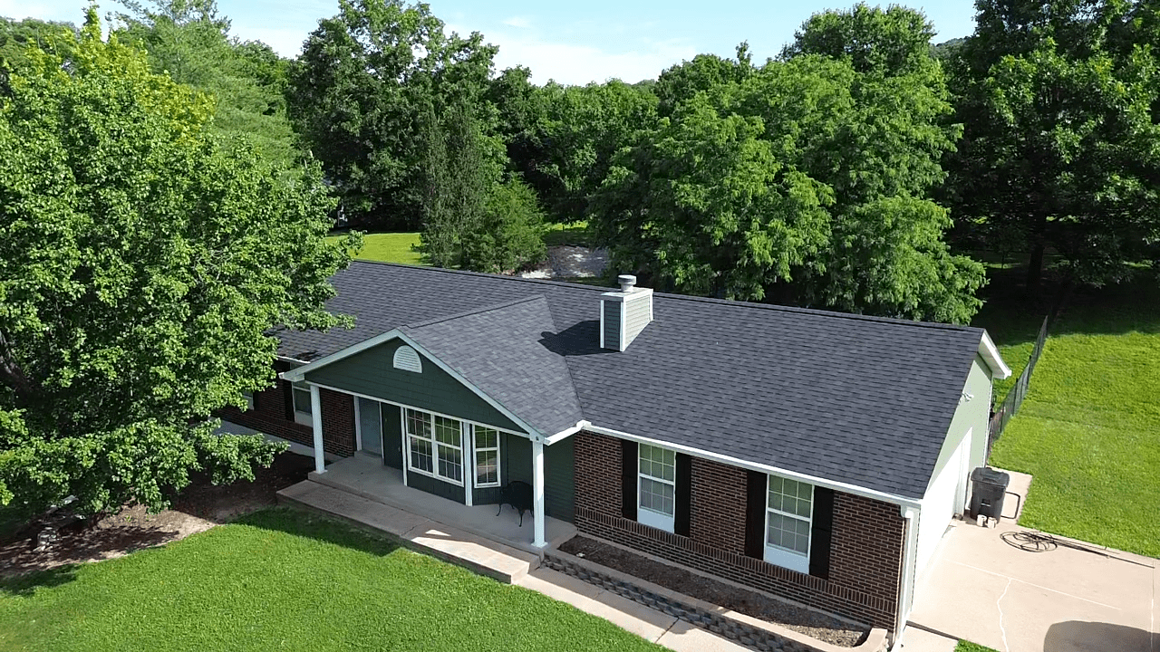 Brick Ranch Home New Roof St. Peters in St. Peters, MO